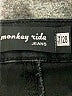 Monkey Ride Jeans Chevron-herringbone Black Jeggings Size 7 - photo 7