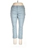 Simply Vera Vera Wang Solid Blue Jeans Size 14 - photo 1