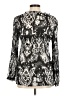 Allison Taylor 100% Polyester Black Long Sleeve Blouse Size M - photo 2