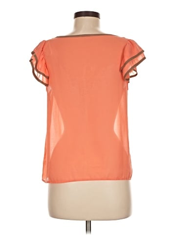 Blue Sketch Short Sleeve Blouse (view 2)