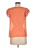 Blue Sketch Orange Short Sleeve Blouse Size M (estimated) - photo 2