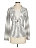 Caslon 100% Cotton Stripes Gray Blazer Size S - photo 1