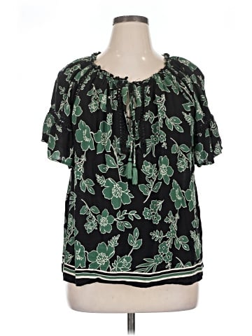 John Paul Richard Short Sleeve Blouse (view 1)