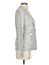 Caslon 100% Cotton Stripes Gray Blazer Size S - photo 4