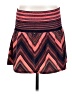Express 100% Polyester Chevron-herringbone Red Casual Skirt Size M - photo 1