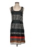 Bar III 100% Polyester Graphic Gray Casual Dress Size XS - photo 1
