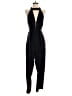 Dress Forum Solid Black Jumpsuit Size S - photo 1
