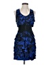 Robert Rodriguez 100% Silk Blue Cocktail Dress Size 2 - photo 1