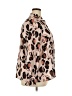 ELOQUII 100% Polyester Animal Print Brown Long Sleeve Blouse Size 20 - photo 4