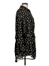 Ash Rain + Oak 100% Polyester Polka Dots Black Long Sleeve Blouse Size L - photo 4