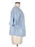Shein Blue 3/4 Sleeve T-Shirt Size 6 - photo 4
