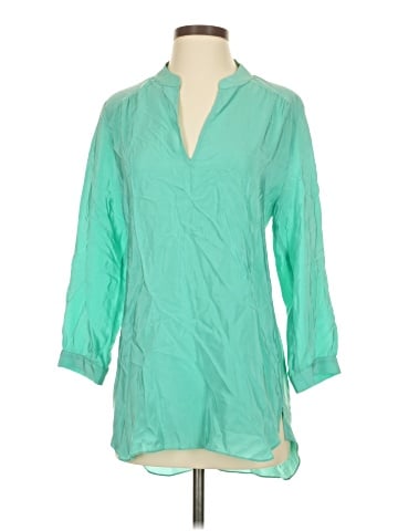 Amanda Uprichard 3/4 Sleeve Silk Top (view 1)