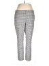 Alfani Houndstooth Silver Casual Pants Size 16 - photo 1