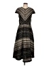 Paule Ka Chevron-herringbone Black Cocktail Dress Size EU (FR) 42 / US 10 - photo 1