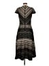 Paule Ka Chevron-herringbone Black Cocktail Dress Size EU (FR) 42 / US 10 - photo 2