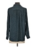 Ann Taylor 100% Polyester Polka Dots Teal 3/4 Sleeve Blouse Size S - photo 2