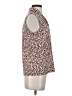 Anne Klein Animal Print Brown Sleeveless Blouse Size S - photo 4