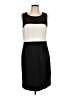 Studio One Color Block Black Casual Dress Size 12 (petite) - photo 1