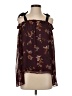 Charming Charlie Burgundy Sleeveless Blouse Size S - photo 1