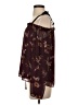 Charming Charlie Burgundy Sleeveless Blouse Size S - photo 5