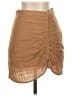 H&M Solid Tan Casual Skirt Size 2 - photo 1