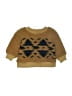 Old Navy 100% Polyester Chevron-herringbone Tan Pullover Sweater Size 0-3 mo - photo 1