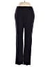 Coach Solid Black Wool Pants Size 8 - photo 1