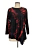 Calessa 100% Rayon Black Long Sleeve Blouse Size L - photo 1