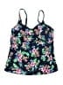 Lands' End Floral Blue Swimsuit Top Size 14 - photo 1