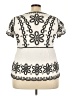 Kindred Ivory Short Sleeve Blouse Size 2X - photo 2