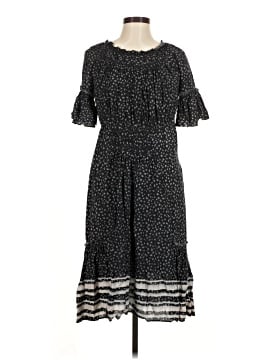 knee length dresses for ladies Love Song Maxi Dress In Navy With Multi Floral Print – St Frock main image 1