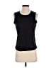Alia 100% Polyester Black Sleeveless T-Shirt Size S - photo 1