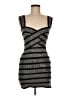 Assorted Brands Metallic Silver Cocktail Dress Size M - photo 1