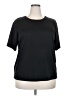 Marisa Christina Solid Black Active T-Shirt Size 2X - photo 1