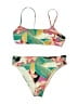 Billabong Tropical Green Two Piece Swimsuit Size XS (estimated) - photo 1