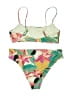 Billabong Tropical Green Two Piece Swimsuit Size XS (estimated) - photo 2