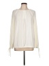 ECI Ivory Long Sleeve Blouse Size L - photo 1