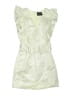Do & Be 100% Polyester Metallic Green Ivory Cocktail Dress Size S - photo 1