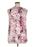 Como Black 100% Polyester Pink Sleeveless Blouse Size XL - photo 2