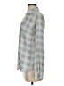 The Limited 100% Polyester Plaid Blue Long Sleeve Blouse Size S - photo 5