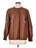 Mud Pie 100% Polyester Brown Long Sleeve Blouse Size M - photo 1