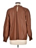 Mud Pie 100% Polyester Brown Long Sleeve Blouse Size M - photo 2