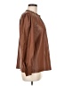 Mud Pie 100% Polyester Brown Long Sleeve Blouse Size M - photo 4