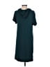 Unbranded Solid Teal Casual Dress Size S - photo 2