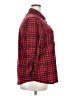 New York Laundry 100% Polyester Plaid Red Long Sleeve Blouse Size 2X - photo 4