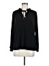 MICHAEL Michael Kors Black Long Sleeve Blouse Size M - photo 1