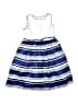 American Princess 100% Polyester Stripes Blue Dress Size 7 - photo 1