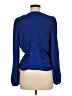 Bellatrix 100% Polyester Blue Long Sleeve Blouse Size M - photo 2