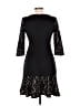 Rabbit Rabbit Rabbit Designs 100% Polyester Black Cocktail Dress Size 10 - photo 2