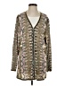 Doncaster Collection Tan Silk Cardigan Size 2W - photo 1